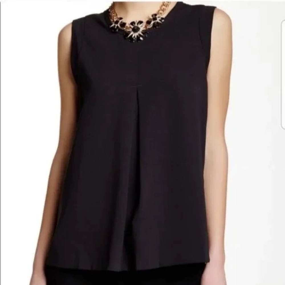 J. Crew Black Sleeveless Blouse Size 4